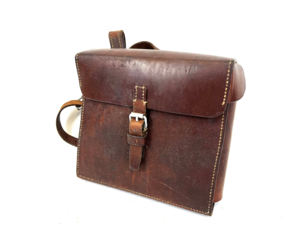 1969 Swiss Army Brown Leather Tool Bag