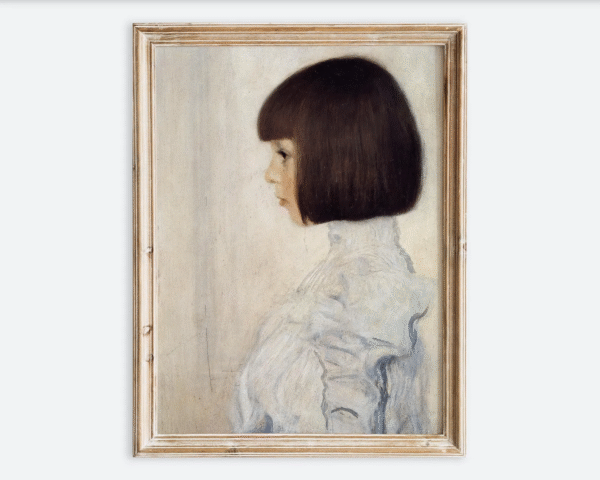 Portrait of Helene Klimt – Vintage Art Print Inspired by Gustav Klimt