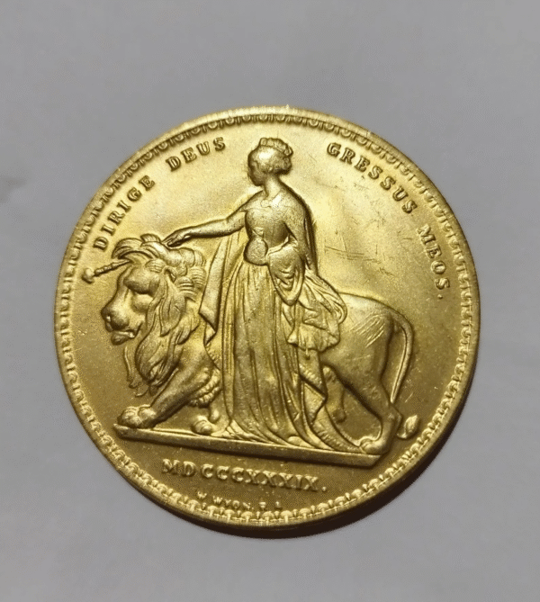 Una and the Lion Commemorative Coin Britannia Lion Design, Queen Elizabeth