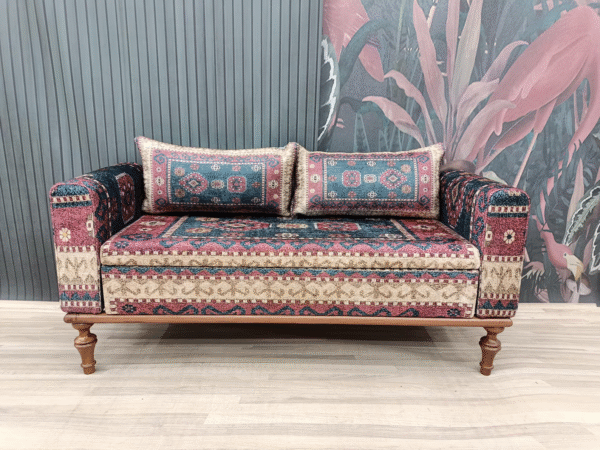 Handmade Ottoman Storage Bench Farmhouse Style