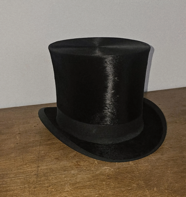 Silk Top Hat, Paris (1890–1920) Size 57/58