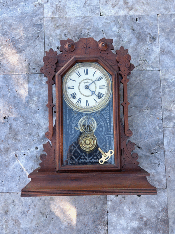 Antique Ingraham Gingerbread Mantel Clock